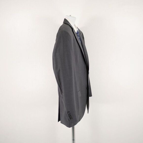 Joseph Abboud Wool Blend Gray 2 Button Blazer 42R - Picture 8 of 13